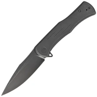 Nóż składany WE Knife Primoris Black Titanium, Black Stonewashed (WE20047A-3) - Noże - miniaturka - grafika 1