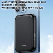 Powerbanki - USAMS Powerbank PB66 10000mAh 20W PD Magnetic Wireless Two-Way Fast Charge biały/white 10KCD18002 (US-CD180) - miniaturka - grafika 1
