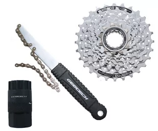 SHIMANO Kaseta Alivio CS-HG51 srebrny / Ilość biegów: 8 / Stopniowanie: 11-32 ACSHG518132 - Kasety rowerowe - miniaturka - grafika 1