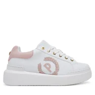 Sneakersy damskie - Sneakersy Pollini SA15184G0MXF113A Biały - miniaturka - grafika 1