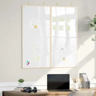 Tablice i flipcharty - vidaXL Tablica magnetyczna suchościeralna Biały 100 x 1.4 x 100 cm - miniaturka - grafika 1