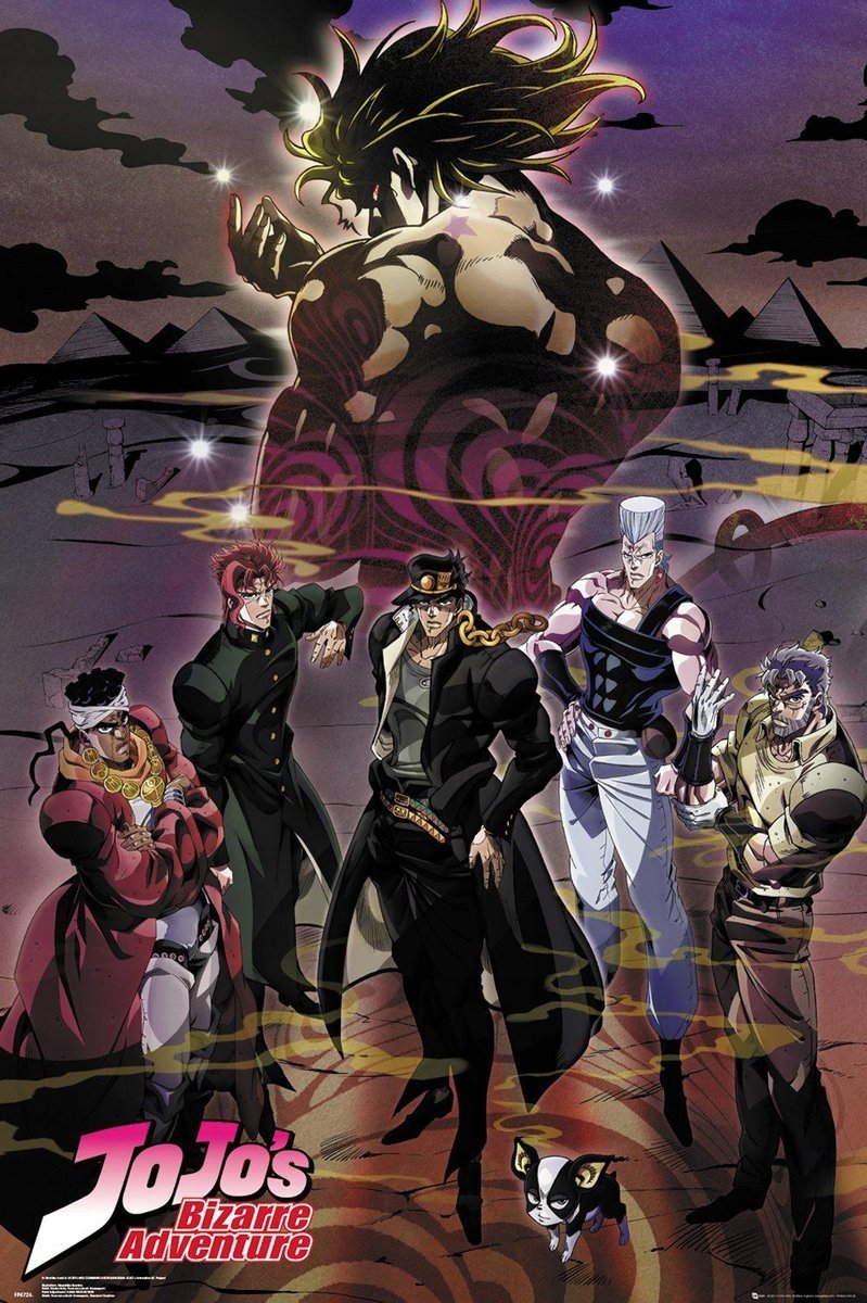 PUZZLE JoJos Bizarre Adventure Manga A3 252 el z Nadrukiem + IMIĘ Pudełko