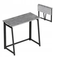Biurka - Biurko Składane Lekkie Industrialne Minimalistyczne Loft Leader 1.5 Grey - miniaturka - grafika 1