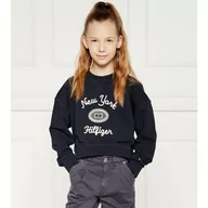 Bluzy dla dziewczynek - Tommy Hilfiger Bluza | Regular Fit - miniaturka - grafika 1