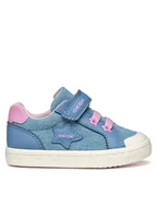 Buty dla dziewczynek - Geox Sneakersy B Gisli B551MA 01354 C4094 M Niebieski - miniaturka - grafika 1