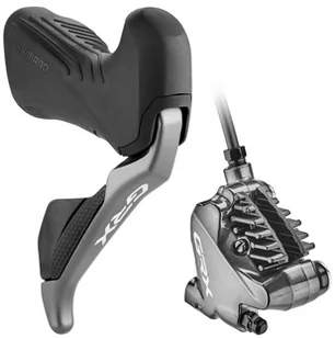 Shimano GRX Di2 ST-RX815/BR-RX810 Hamulec tarczowy Koło tylne, czarny/szary 2021 Hamulce tarczowe I-RX815DRRDSC170 - Hamulce rowerowe - miniaturka - grafika 1