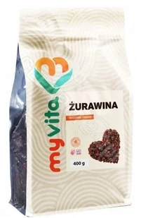 MyVita PRONESS żurawina suszona naturalna 400 g - Zioła - miniaturka - grafika 1