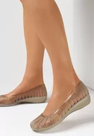 Baleriny - Biało-Czarne Balerinki Thessona - miniaturka - grafika 1