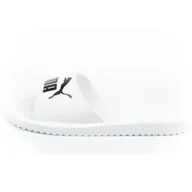 Klapki i japonki damskie - Klapki Puma Purecat 36026 217 białe - miniaturka - grafika 1