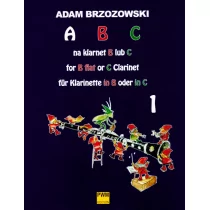 Brzozowski Adam Abc na klarnet b lub c podręcznik do nauki gry na klarnecie dla najmłodszych 1