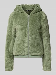 Kurtka z futerka o kroju regular fit z kapturem model ‘NEW ANNA’ - Kurtki damskie - miniaturka - grafika 1