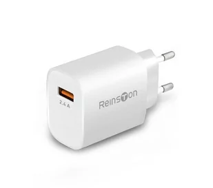 Reinston ELSI013 USB-A 2.4A (biały) - Ładowarki do telefonów - miniaturka - grafika 1
