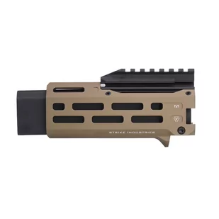 Strike Industries -  Łoże M-LOK do CZ Scropion EVO Strike 6” Handguard - FDE - SI-CEVO-HG-6-FDE - Osprzęt do wiatrówek - miniaturka - grafika 2