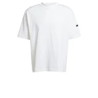 Koszulki męskie - adidas Mężczyźni ESSENTIALS LOSE FIT THREE BAR TEE, White/Black, XXL - miniaturka - grafika 1