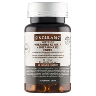 Witaminy i minerały - Singularis, Superior Witamina K2 MK-7 + Witamina D3 Forte, Suplement diety, 60 kaps. - miniaturka - grafika 1