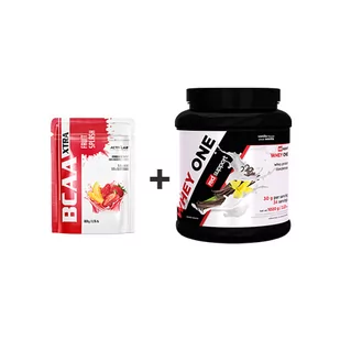 ACTIVLAB BCAA Xtra Fruit Splash - 800g - Strawberry Melon + RED SUPPORT Whey One - 1020g - Vanilla - Aminokwasy - miniaturka - grafika 1