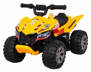 Pojazd Quad The Fastest Żółty - Pojazdy elektryczne dla dzieci - miniaturka - grafika 1