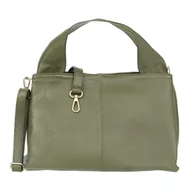 Torebki damskie - Torebka Damska Skórzana Vezze Vega Oliwka - miniaturka - grafika 1