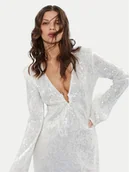 Sukienki - Patrizia Pepe Sukienka koktajlowa 2A2709/A394-W366 Biały Regular Fit - miniaturka - grafika 1