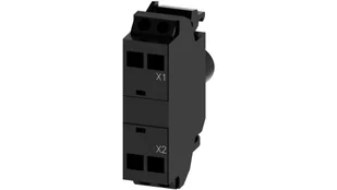 Siemens Blok Led 230VAC biały przył. sprężynowe do montażu tablicowego 3SU1401-1BF60-3AA0 3SU1401-1BF60-3AA0 - Inne akcesoria elektryczne - miniaturka - grafika 1