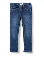 Spodnie i spodenki dla dziewczynek - Mexx Jeansy dziewczęce, ciemnoniebieski, 146/152 cm - miniaturka - grafika 1