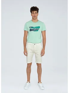 Pepe Jeans Szorty w kolorze białym - Spodenki męskie - miniaturka - grafika 1