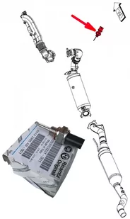 Czujnik temperatury spalin turbiny Jeep Grand Cherokee 3,0 CRD 2014- - Czujniki - miniaturka - grafika 2