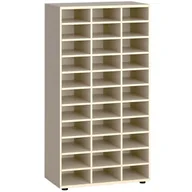 Regały biurowe - Regał sortujący PRIMO WOOD, 1434 x 800 x 420 mm, 36 przegród, brzoza - miniaturka - grafika 1