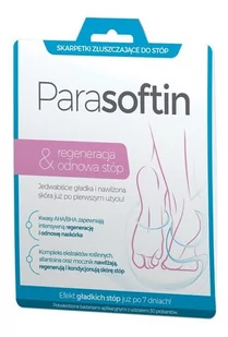 N.P.ZDROVIT SP. Z O. O. N.P.ZDROVIT SP Z O O Parasoftin skarpetki złuszczające x 2 sasz - Pielęgnacja stóp - miniaturka - grafika 1