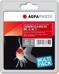 AgfaPhoto AgfaPhoto Tusz APCCLI551XLSET CLI-551X Black Cyan Magenta Yellow APCCLI551XLSET