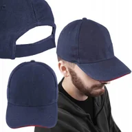Czapki i chusty sportowe męskie - Czapka Z Daszkiem Lahti Bawełniana Granatowa - miniaturka - grafika 1