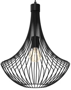 Lampa wisząca CESTA BLACK 1xE27 - Lampy sufitowe - miniaturka - grafika 1