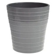 Donice - Osłonka storczyk ceramiczna 13 cm jasny grafit CERMAX - miniaturka - grafika 1