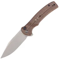 Noże - Nóż CIVIVI Cogent Brown Micarta, Silver Bead Blasted 14C28N (C20038D-6) - miniaturka - grafika 1