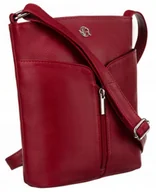 Torebki damskie - Listonoszka skórzana Rovicky R-TSL-01-CPD czerwona - ROVICKY - miniaturka - grafika 1