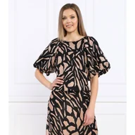 Bluzki damskie - DKNY Lniana bluzka | Cropped Fit - miniaturka - grafika 1