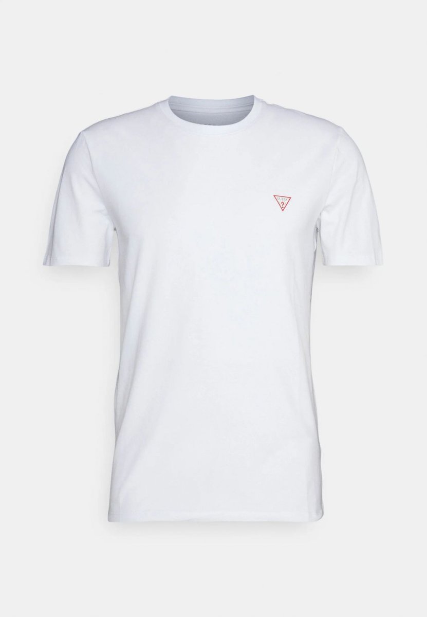 t-shirt uomo guess m2yi24 j1314 core tee g011 pure white