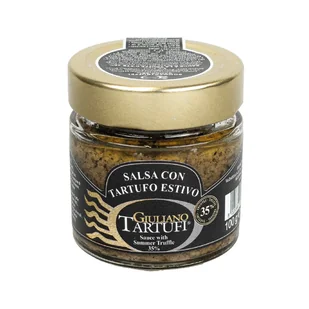 Sos truflowy z 35% czarnej trufli, 100 g (Salsa Tartufata) - Majonezy i dressingi - miniaturka - grafika 1
