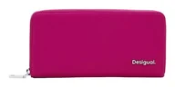 Portfele - Desigual Women's Accessories Nylon Long Bi-Fold Wallet, RED, czerwony, 20 - miniaturka - grafika 1