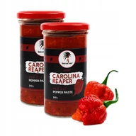 Pasztet i przetwory mięsne - 2x PASTA CAROLINA REAPER CZERWONA 245g Indian Hot - miniaturka - grafika 1