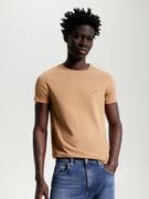 Koszulki męskie - Tommy Hilfiger Koszulka w kolorze beżowym - miniaturka - grafika 1