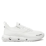 Sneakersy męskie - Sneakersy KARL LAGERFELD KL54616 Biały - miniaturka - grafika 1