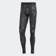Bielizna sportowa męska - Męskie Legginsy ADIDAS TF AOP TIGHT HS7569 – Szary - miniaturka - grafika 1