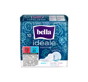 Bella TZMO S.A. 4x Ideale Ultra Thin Regular + 2x Chusteczki Hydronatural - Podpaski - miniaturka - grafika 1
