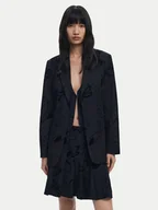 Marynarki i żakiety damskie - Desigual Marynarka Flockarty 25WWEW19 Czarny Regular Fit - miniaturka - grafika 1