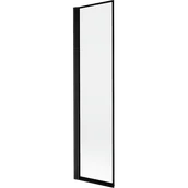 Parawany nawannowe - Mexen Mist parawan nawannowy 1-skrzydłowy lewy 50 x 150 cm, czarna ramka, czarny - 8A9-050-001-70-70-L - miniaturka - grafika 1