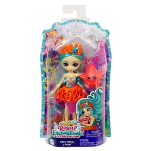 Enchantimals Enchantimals Starla Starfish Lalka Rozgwiazda + figurka Beamy HCF69 HCF69 - Figurki dla dzieci - miniaturka - grafika 1