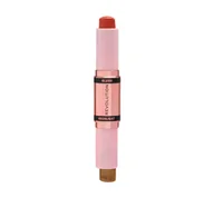 Rozświetlacze do twarzy i ciała - REVOLUTION BLUSH & HIGHLIGHT STICK RÓŻ I ROZŚWIETLACZ W SZTYFCIE CORAL DEW 4,3G - miniaturka - grafika 1