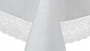 OBRUS PLAMOODPORNY BIAŁY 140x350 WIELKANOCNY SZYBKOSCHNĄCY ELEGANCKI - Obrusy i serwetki OBRUS PLAMOODPORNY BIAŁY 140x350 WIELKANOCNY SZYBKOSCHNĄCY ELEGANCKI - Obrusy i serwetki - miniaturka - grafika 1