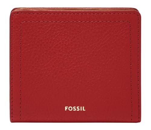 Fossil Logan damski portfel z akcesoriami podróżnymi, czerwony, czerwony, S
